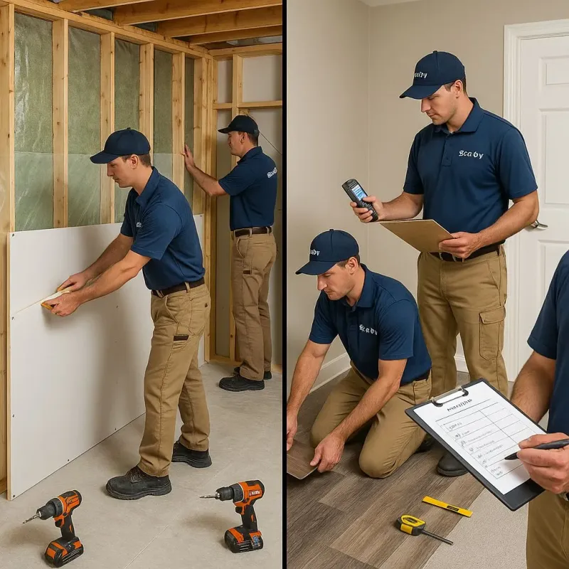 Repairs and Reconstruction process in Kiel, WI
